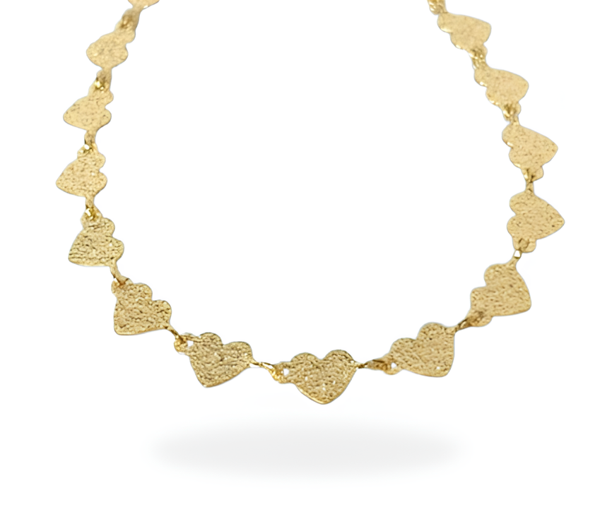 Pulseira Coração Jateado