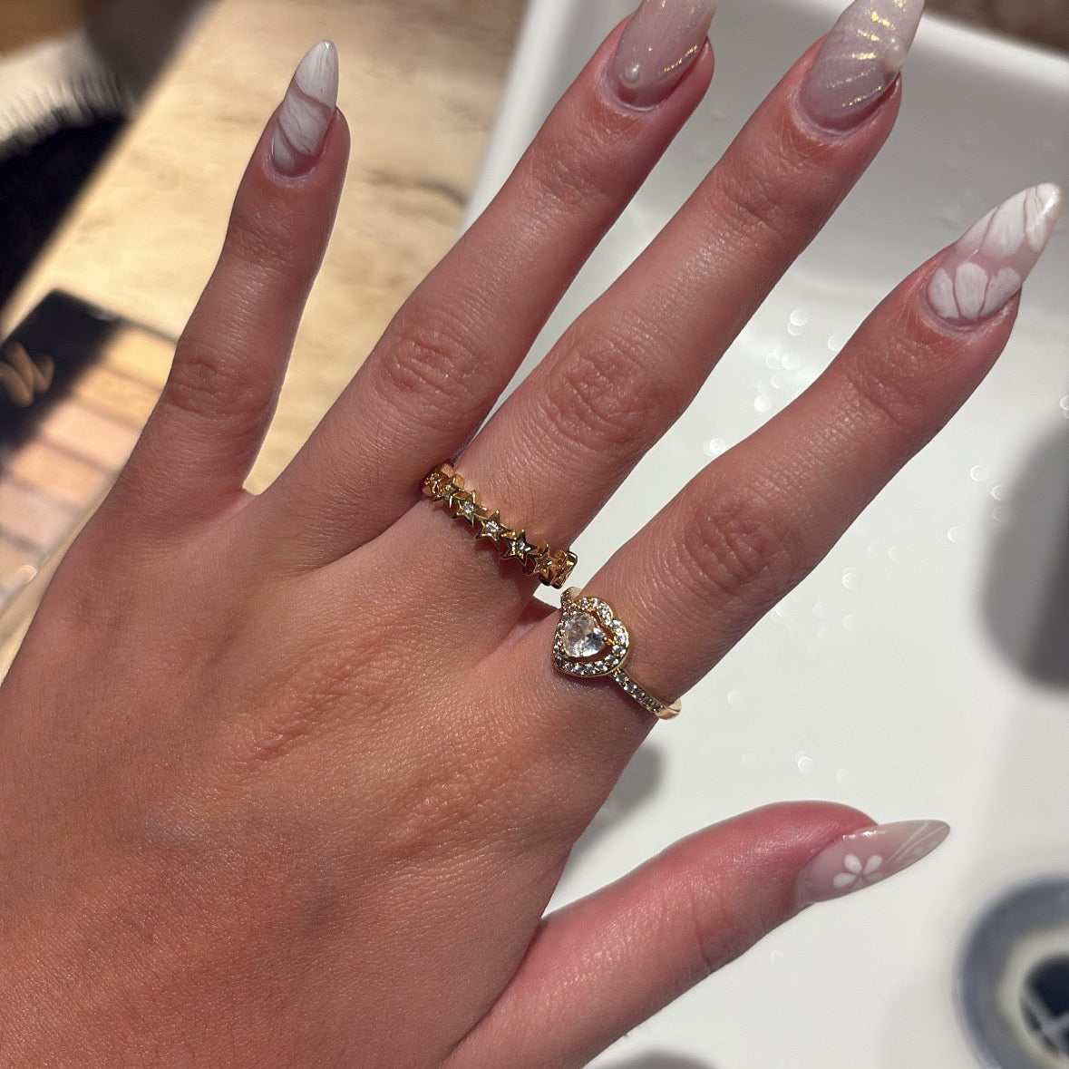 Anel Heart Solitaire