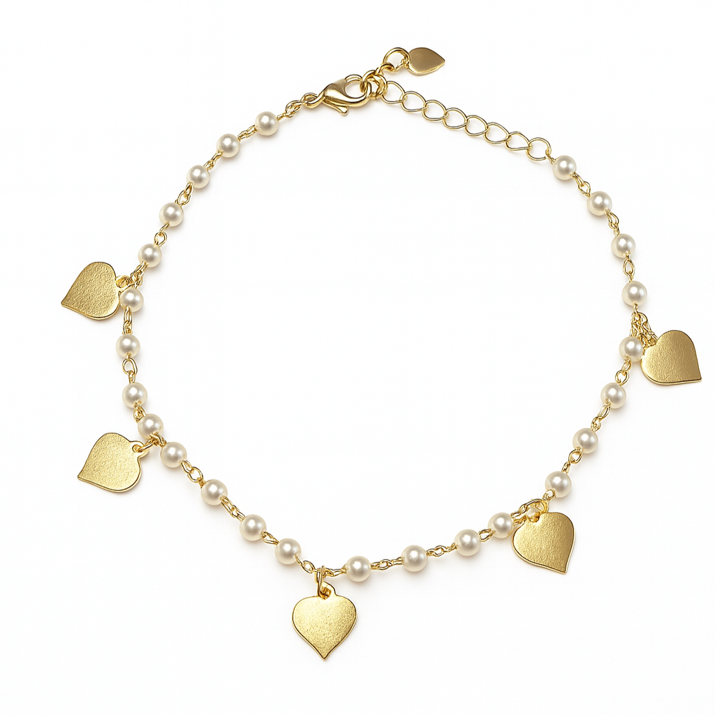 Pulseira Pearl Heart