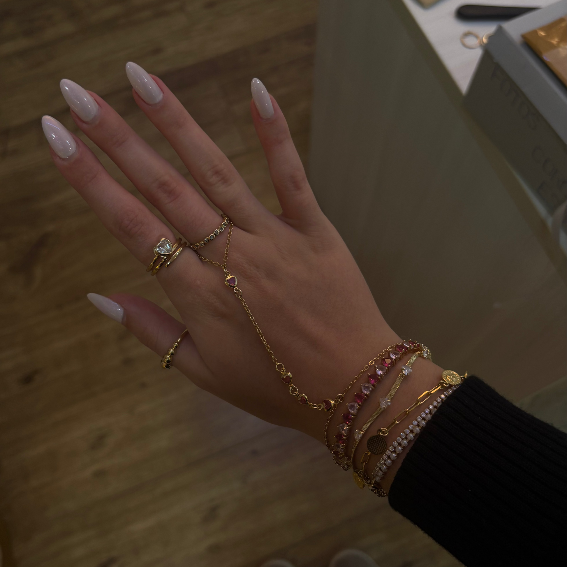 Pulseira Pink Heart
