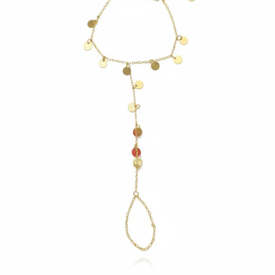 Hand-Chain Bright Gold
