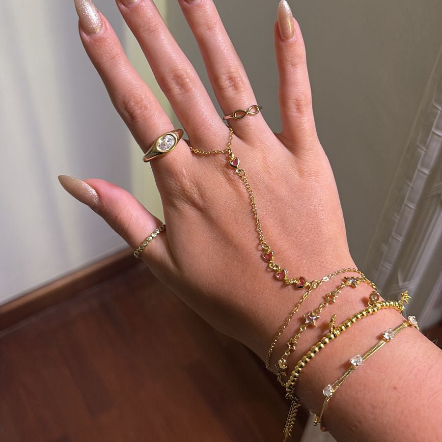 Hand chain Pink