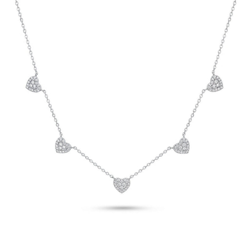 Colar Joia Five Hearts