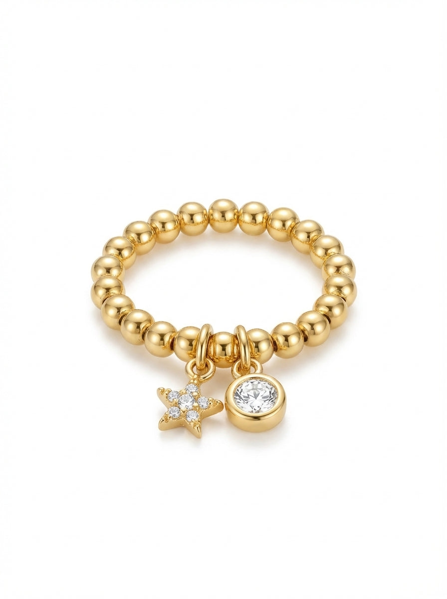 Anel Star & Stone