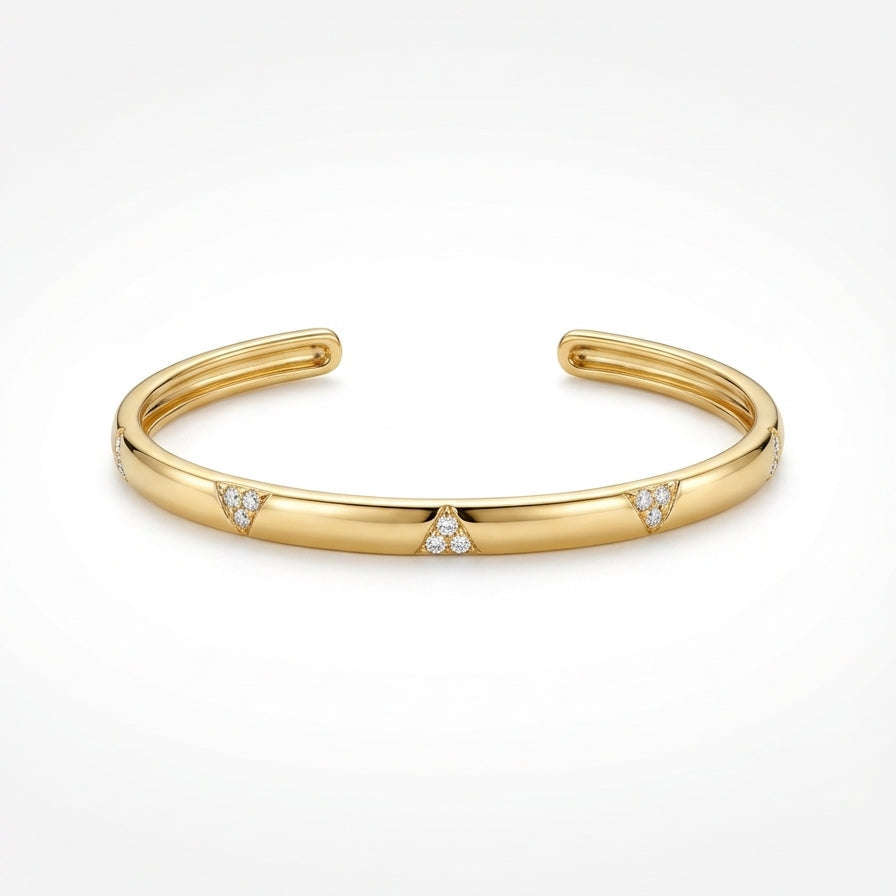 Bracelete Triangle Cuff