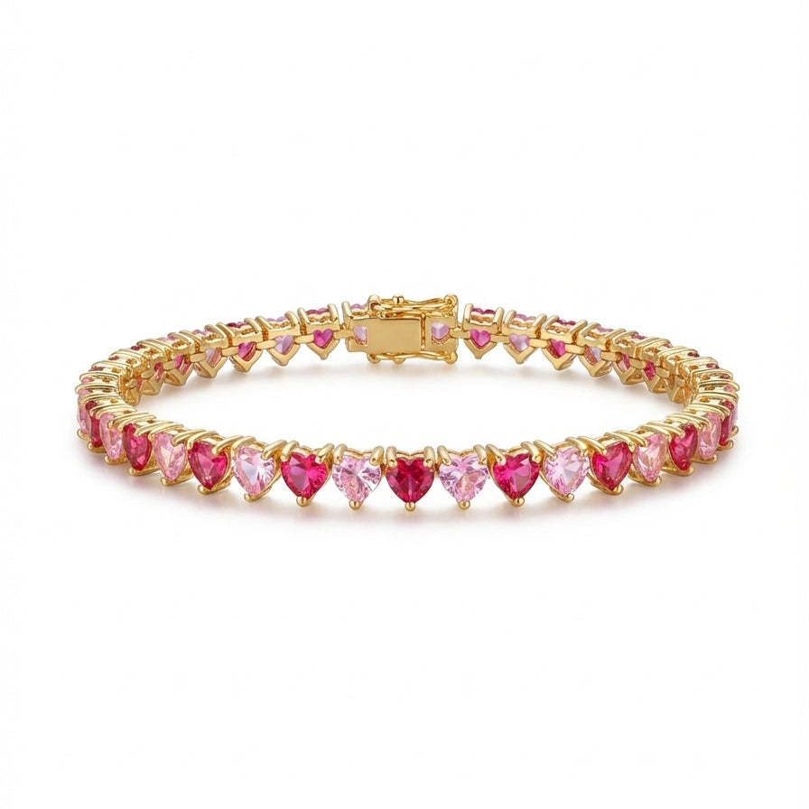 Pulseira Pink Heart