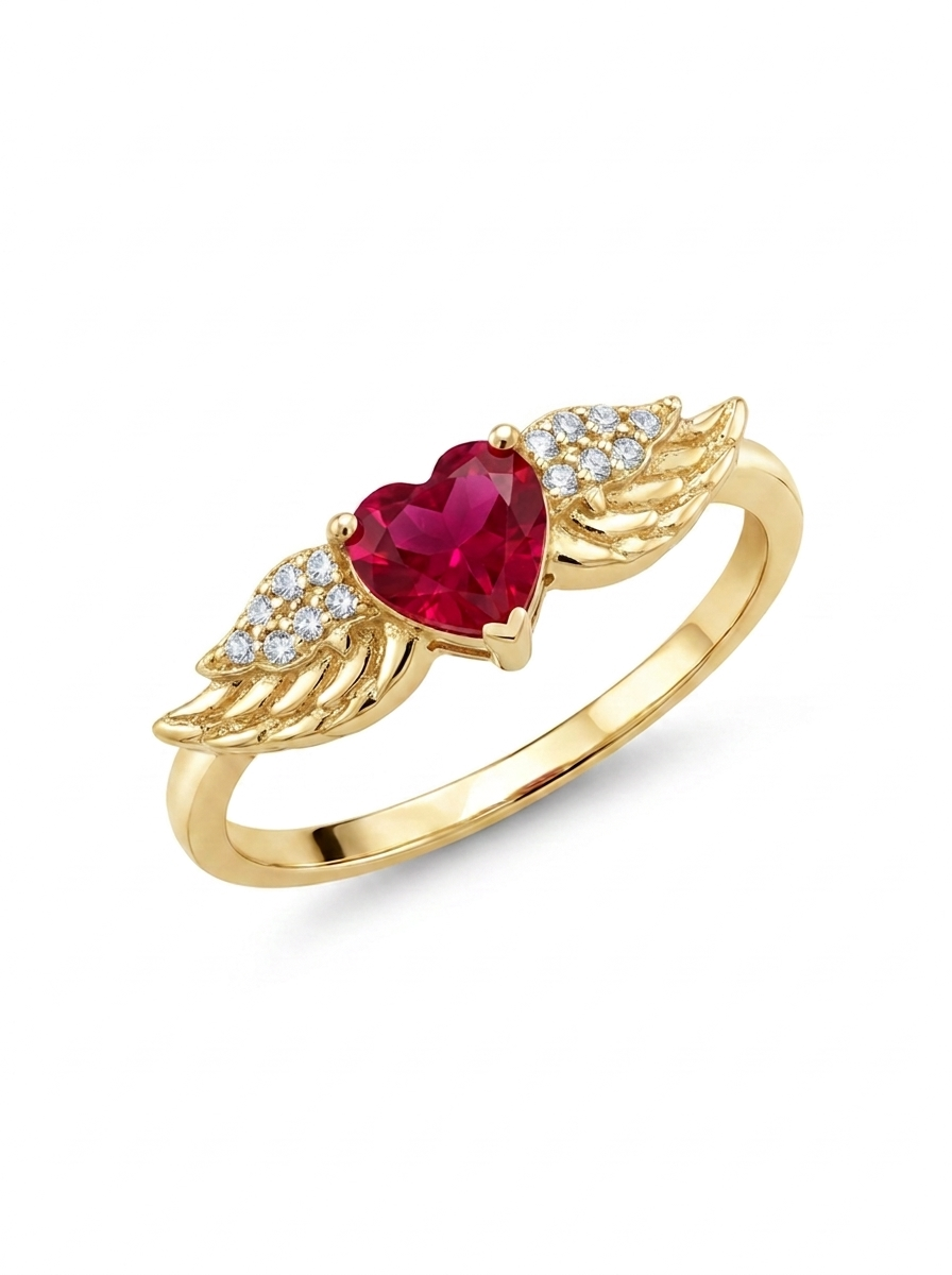 Anel Angel Heart