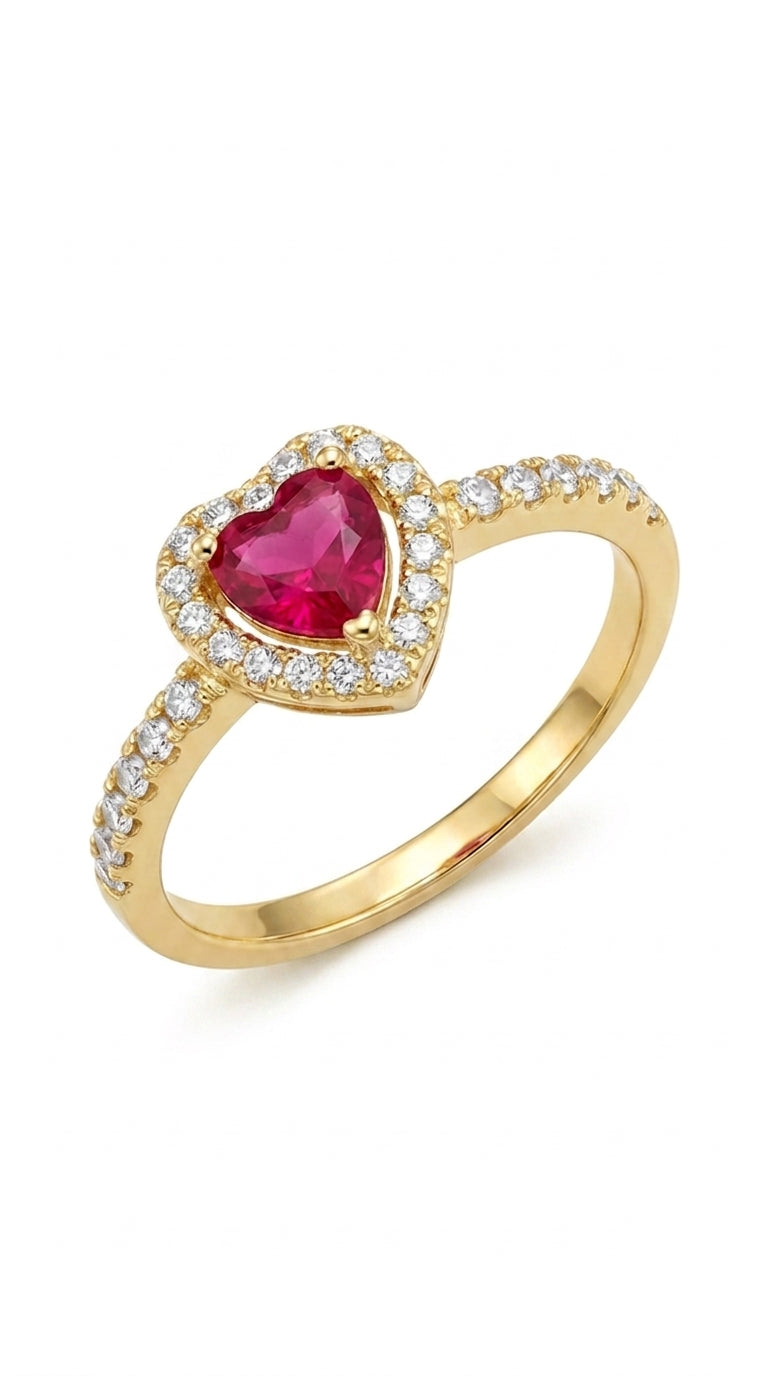 Anel Blush Heart