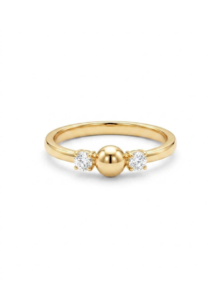 Anel Golden Trinity