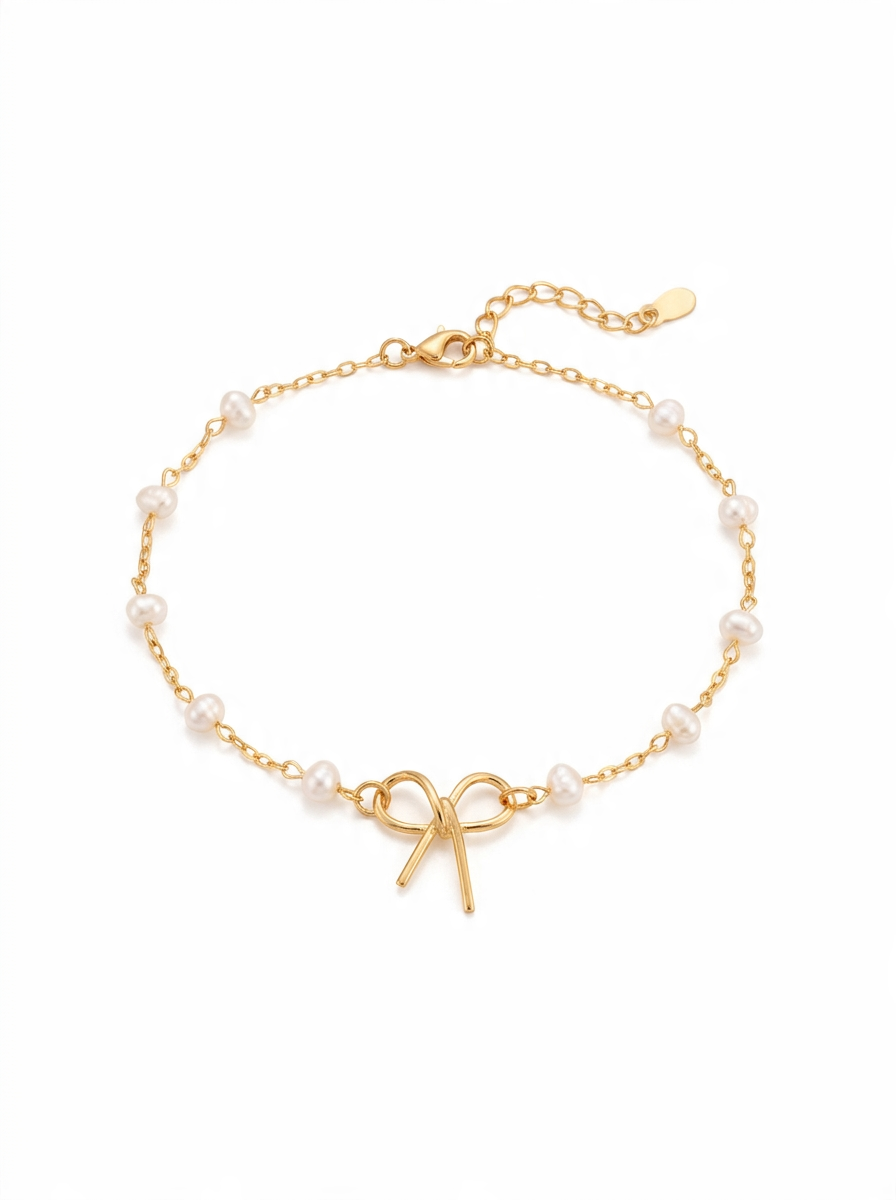 Pulseira Pearl Bow